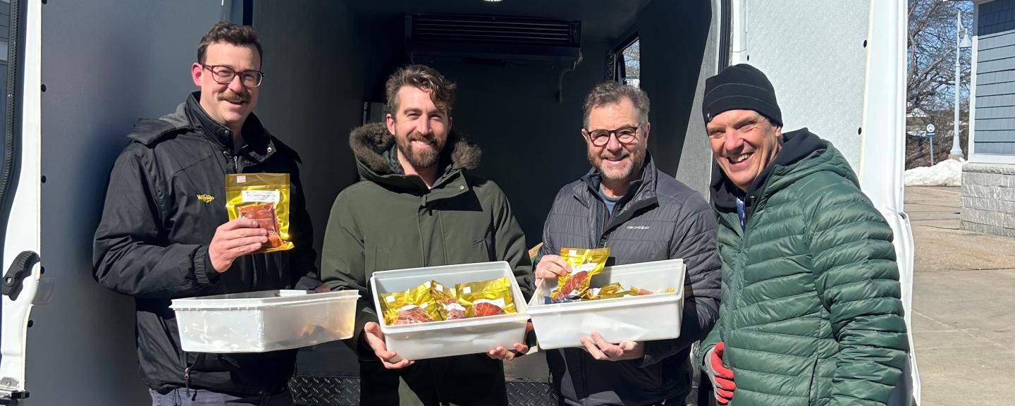 A team from UNH’s Center for Sustainable Seafood Systems