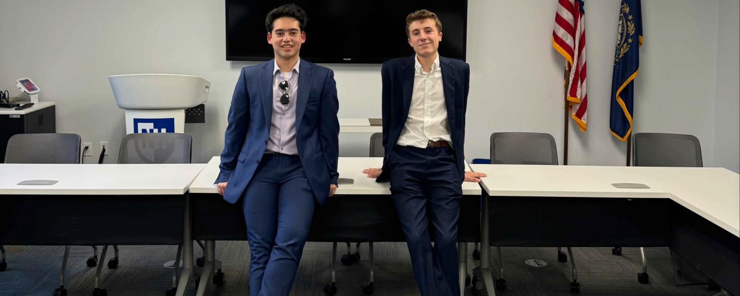 Alec and Brett after ECenter event