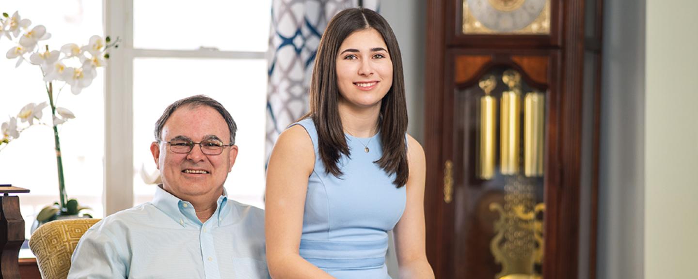 Father and daughter
