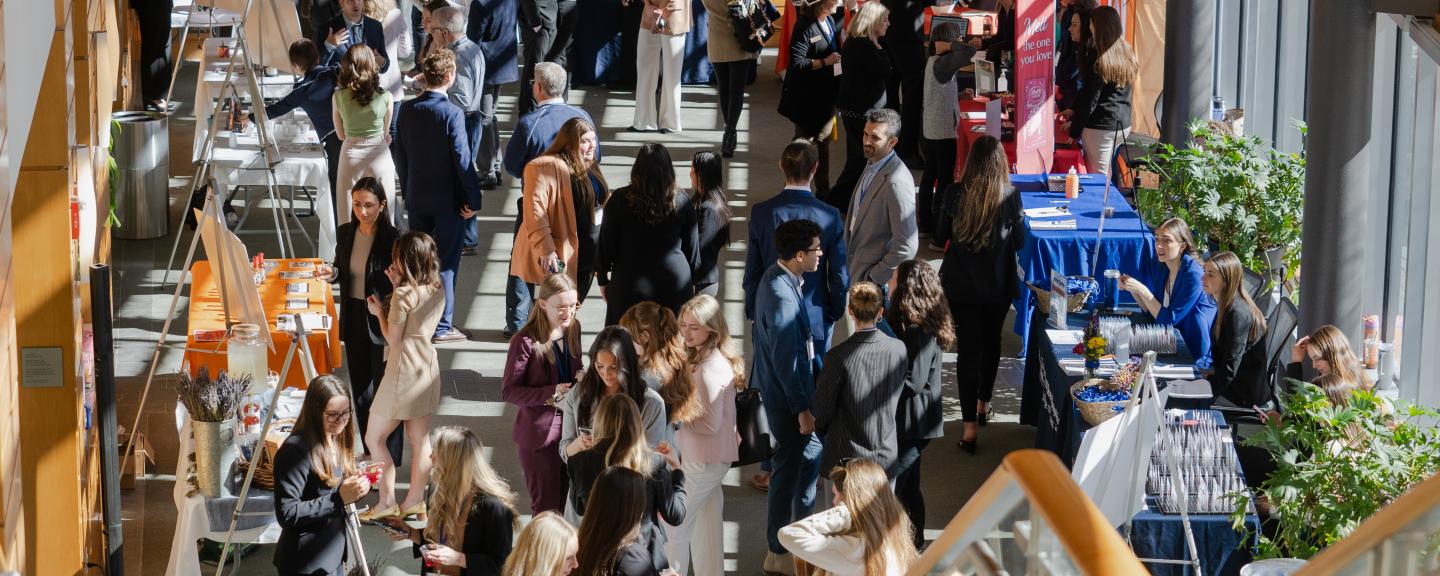 Large crowd of students and professionals at 2025 UNH MAC SMAC