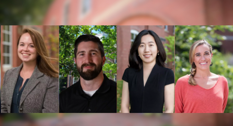 UNH researchers Kelshaw, Brian, Wang, Thorson