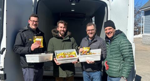 A team from UNH’s Center for Sustainable Seafood Systems