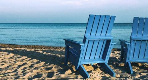 chairs on beach