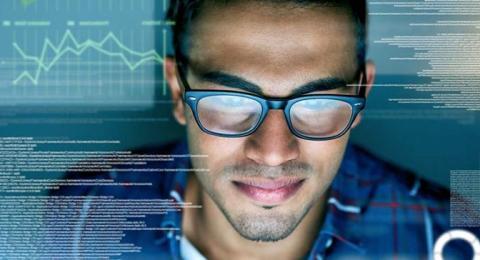 Person on computer