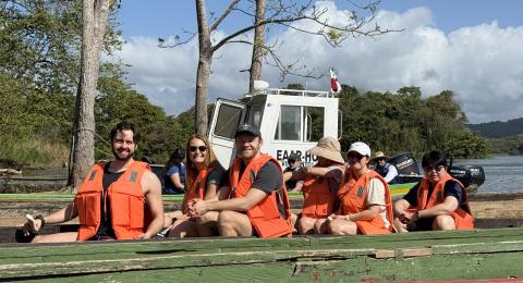 UNH MBA students recently visited Panama as part of the program’s annual International Residency, which provides students with exposure to global business environments and cultures. 