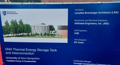 thermal energy tank construction sign
