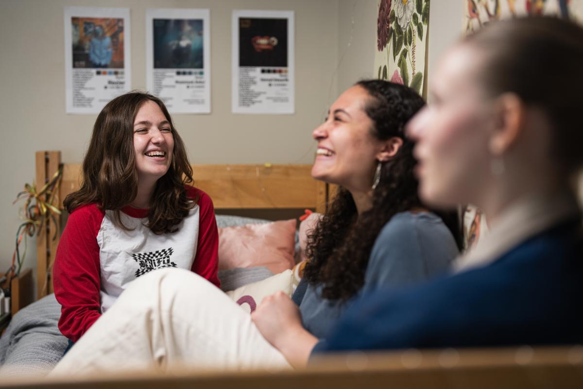 honors students in dorm
