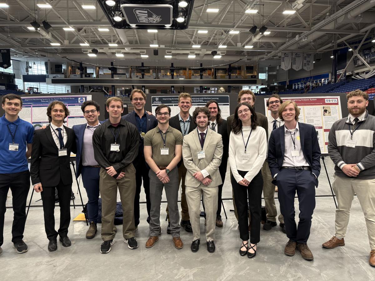 Alec at the Undergraduate Research Conference
