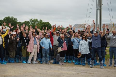 Stonyfield Organic employee ODRF visit