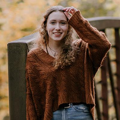 Photo of Caleigh Mullins, UNH Sustainability Fellow