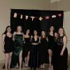 Members of the Pre-Vet Club at the Pre Medical Society formal 