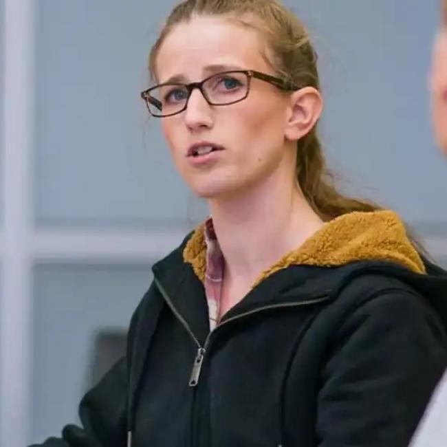 student in classroom